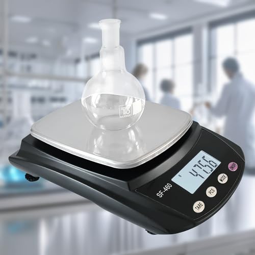 Digital Lab Scale 600g x 0.01g Accuracy Laboratory Balance (Black)