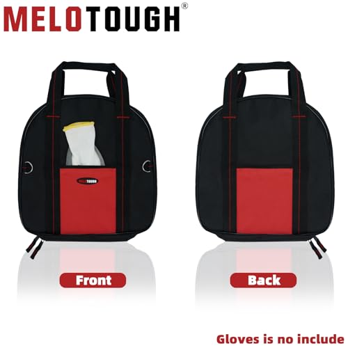 MELOTOUGH Heavy Duty Framing Nail Gun Tool Bag +Jumper Cable Bag
