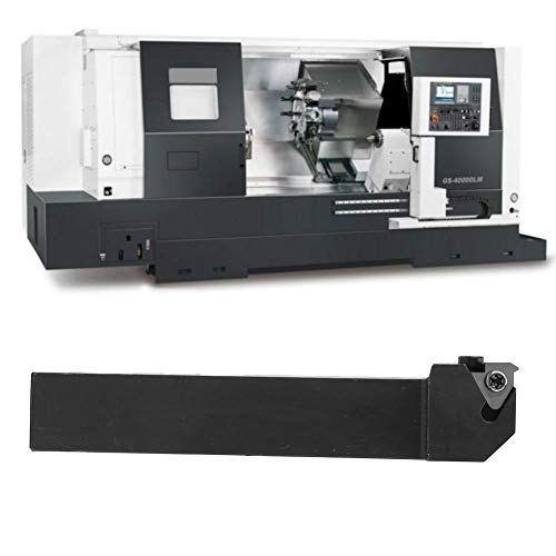 Lathe Tool Holder Boring Bars & Inserts Kit, Metric 20mm x20mm Square Shank SER2020K16 CNC Boring Bar + 10 Pcs 16ER Indexable Carbide Blade w/T-15 Wrench, Right-Hand