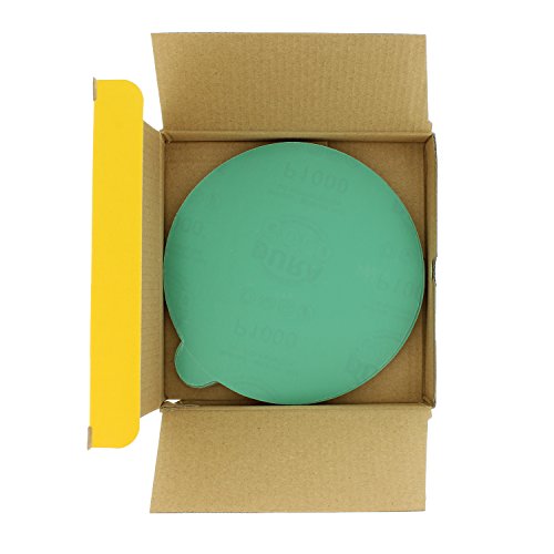 Dura-Gold 5" Gold Sanding Discs - 1000 Grit & 6" PSA DA Sander Backing Plate Pad