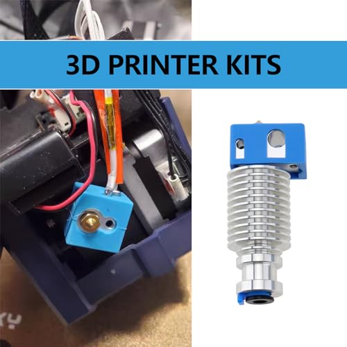 V6 J-Head 3D Printer DIY Kit V6 Compatible with Voron 2.4 Compatible with Trident Prusa i3 MK3 MK3S MK2S 3D Printer Acessories 65.4x28mm
