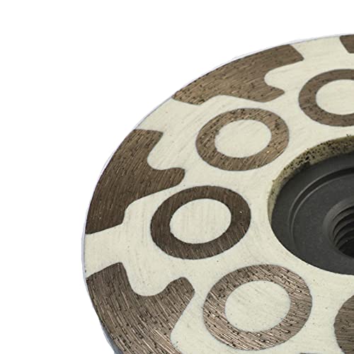 4 Inch Diamond Resin Filled Cup Wheel Grinding Wheel for Granite,Concrete and Tile with 5/8"-11 Thread(Fine) Fine