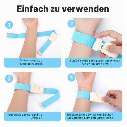 Pack of 6 Storage Tube Blood Removal Vein Stowage Elastic Storage Hose | Highly Flexible Blood Collection Tourniquet for First Aid Kit Outdoor, Camping, Hiking, Combat, Mountaineering, Household Tourniquet Warm Colour