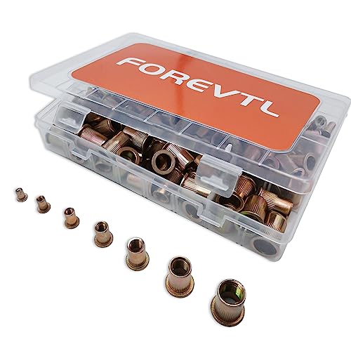 Metric Rivet Nut Kit, 220PCS Rivet Nuts Assortment Kit (M3-M12) Metric Rivet Nut Kit