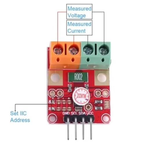 INA226 BI-Directional Zero Drift Current Voltage Monitoring Sensor IIC I 2C Interface Breakout Board INA226