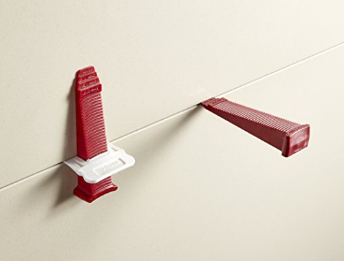 T-Lock Perfect Level Master - Professional Anti Lippage Tile Leveling System - 500 Tile Leveling Clips (1/8" (3mm)) 1 500 Clips