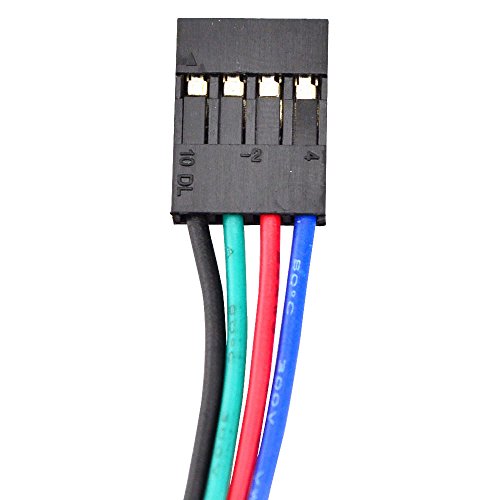 STEPPERONLINE Nema17 Stepper Motor 26 Ncm 1.8 deg with 1 m Cable and Connector 12 V 0.4 A for CNC 3D Printers and Robots