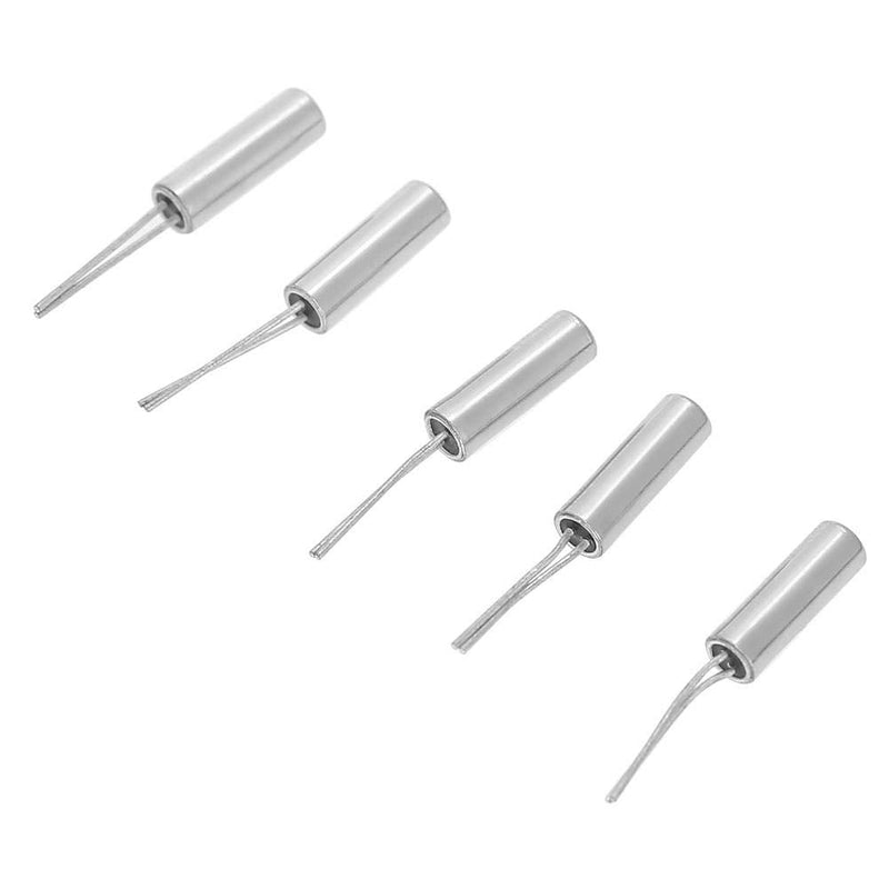 Akozon Quartz Oscillators 50pcs Quartz Oscillator 10Value 32.768KHz -24MHz DIY Quartz Oscillator Quartz Assorted Kit Set