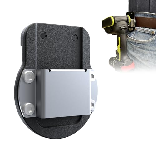 Magnetic Tool Holder | Drill Holder, Magnet Belt Clip Holster for Hammer,Screw,Pliers,Spanner,Trowel | Clip-on Tool Belt Drill Holder for Impact Driver,Any Tools w/Hanger Clips.