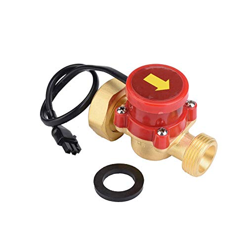 Flow Control Switch, HT-60 G1-G3/4 Thread Water Pump Flow Sensor Electronic Pressure Automatic Control Switch 220V 0.6Mpa, Water Flow Control Switch