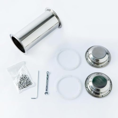 Time Capsule Made of Stainless Steel – Lockable Container for the Future Time Container for Burying Waterproof Corrosion Resistant and Impact Resistant Time Capsule (26 cm / 10.2 inches)