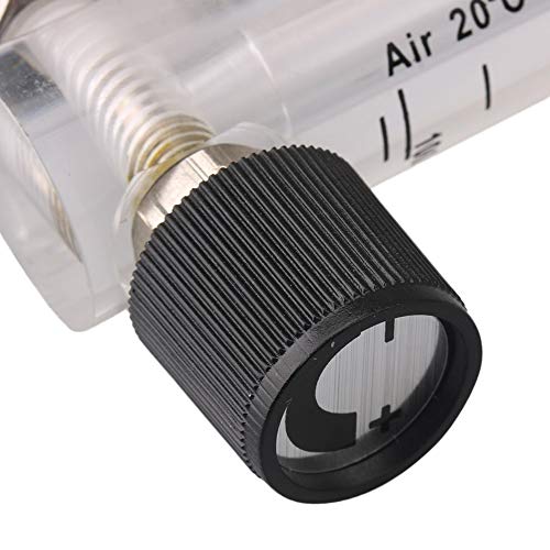 2 Pieces LZM-6 Flow Meter 100-1000ml/min for Oxygen Gas Air Flow Control Detect
