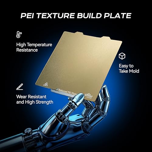 Chitu Systems PlateCycler C1M for Bambu Lab A1 Mini 3D Printer, Automatic Build Plate Changer, Multi Plate System, Hands-Free Batch Printing, Easy 3D Printer Accessories & Upgrade (4Pcs Build Plate) 4Pcs Build Plate