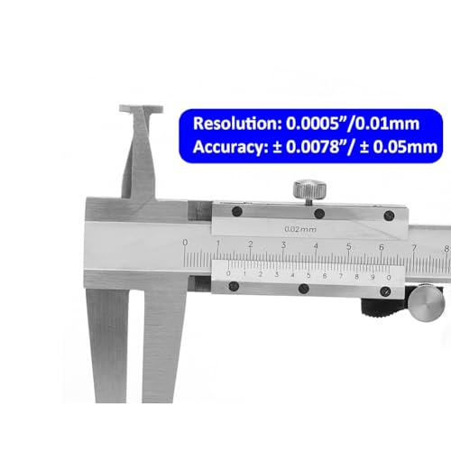 Inside Groove Vernier Caliper 9-200mm, Inner Vernier Calipers Carbon Steel, Professional Carbon Steel Double Claw Inner Groove Vernier Calipers(9-300mm)