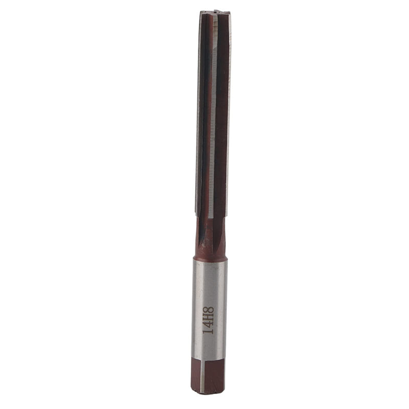 1 Reamer Hand Reamer Precision HSS H8 Cylinder Shank 14mm Straight Parallel Flute Rotating Tool