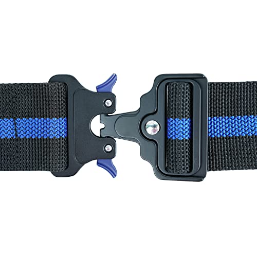 MELOTOUGH 2" Nylon Web Work Tool Belt for Men with Heavy Duty Quick Release + Small Tool Pouch with Belt Clip,Small Tool Holder Pouch, Min Work Organizer Tool Holster and Knife Holder