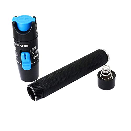 SinLoon Visual Fault Locator Red Light Pen Fiber Optic Cable Tester Cable Tester Suitable for 2.5mm Plug for CATV Telecommunication Engineering Maintenance (1mW)