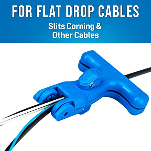 Jonard Tools FOD-2000 Fiber Optic Drop Cable Slitter for 0.250" Flat Cable Flat Drop Fiber Optic