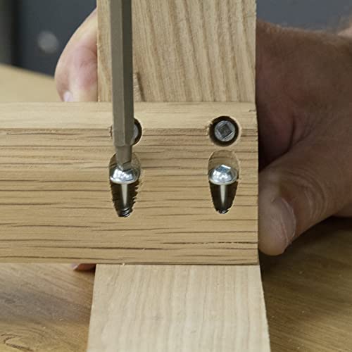 Trend Pocket Hole Screws for Hardwoods, 1 Inch Long, Pack of 500, Fine Self-Cutting Threaded Square Drive Screws, PH/6X25/500 1" Hardwoods, 500 pieces