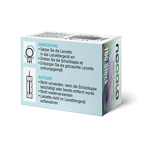 30G Ultra Fine Sterile Lancets, Pack of 100