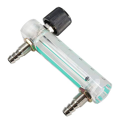 Vogueing Tool Flow Meter with Control Valve YB-4M Air Flow Meter Gas Regulator for Oxygen, Air and Gas (0-3 L/min)