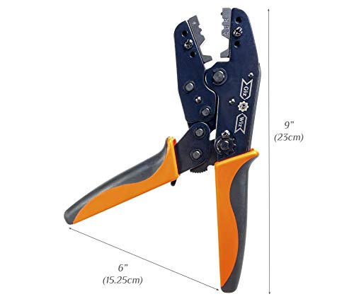 RF Coax Ratchet Crimp Tool For RG8 RG11 RG174 RG179 RG213 LMR400 .100" .128" .429" G-H3K G-H3K (RG8/11/174/179/213/LMR400)