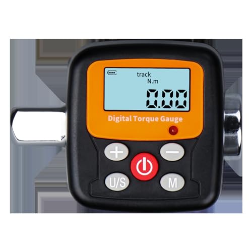 Digital Torque Adapter, High Precision 1/2 Connection, 6 to 200 NM Torsion Adapter with Light Tone Alarm, Digital Torque Wrench