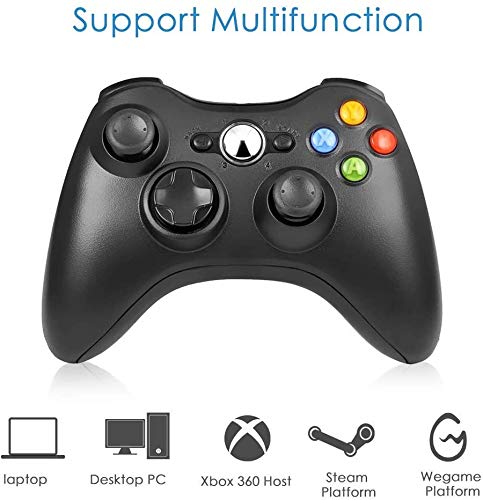 Lyyes Xbox 360 Wireless Controller Gamepad for Microsoft Xbox & Slim 360 PC Windows 7