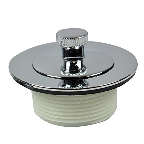 Danco Universal Lift and Turn Bath Drain Trim Kit with Overflow Plate, Chrome, (88966) 1 Pack