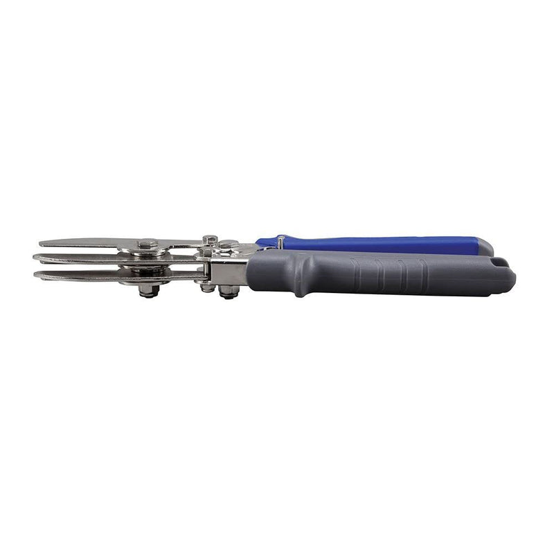 Klein Tools 86520 5 Blade Crimper for Ductwork, Pipe and Sheet Metal Crimps 24 gauge Steel, 28 gauge Stainless 1-Pack