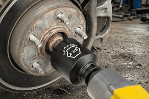 3/4" Drive 2-3/8" Deep Impact Socket Using in Wheel bearing locknuts,CrMo Steel with Heat Treated,Up to 1000 ft-lbs 2-3/8 inch 3/4 inch square-drive