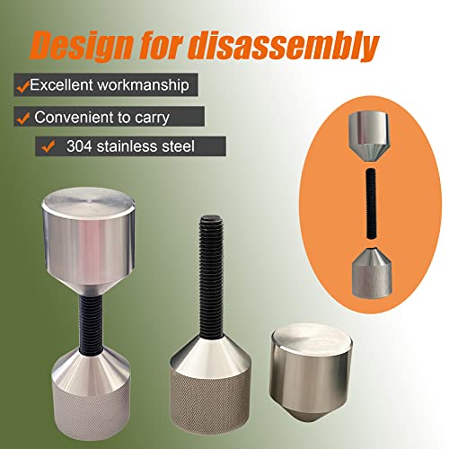 Diameter 1-1/8'' 1-5/8'' Two Hole Flange Alignment Pin Set 304 Stainless Steel Flange pin