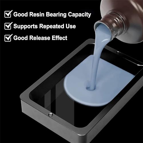 6PCS FEP Film Release Films for ELEGOO Saturn 4/Saturn 4 Ultra/Saturn 3/Saturn 2 Resin 3D Printer with 95% Light Transmittance, 273 x 176 x 0.15mm 273x176mm