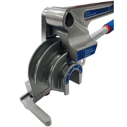 Imperial Tool 370FH Triple Head 180 Degree Tube Bender, 3/16”, 1/4”, 3/8”, and 1/2” w/o Roto-Lok Indexing Handle
