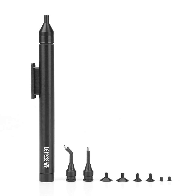 Precision Vacuum Suction Pen Soldering Suction Pickup Tool (2 Needles, 3 Nozzles) Sucker for IC SMD