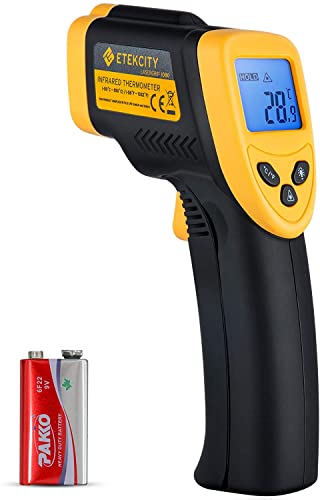 General Tools LCD Moisture Meter #MM8 - Leak and Humidity Detector + Etekcity Infrared Thermometer Temperature Gun 1080