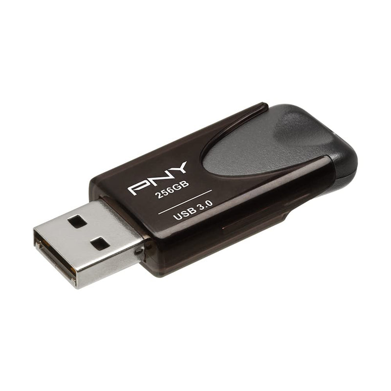Toshiba Canvio Basics 1TB Portable External Hard Drive USB 3.0, Black - HDTB510XK3AA & PNY 256GB Turbo Attache 4 USB 3.0 Flash Drive