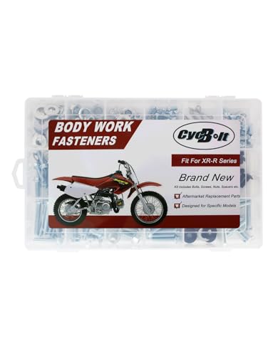 250 PCS Dirt Bike Body Bolt Set Fit for XR250R XR600R XR200R XR650R