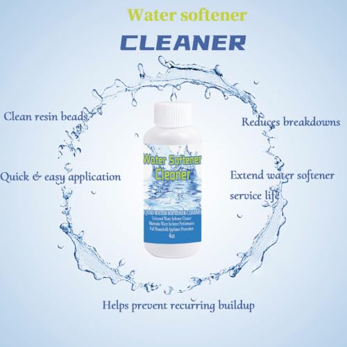 Water Softener Cleaner Solution 4OZ Liquid Water Softener Cleaner