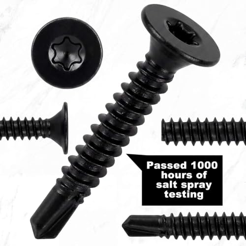 Yaocom #10-16 x 1-1/4 Wood to Metal Self Drilling Screws, 2 lb Box 716