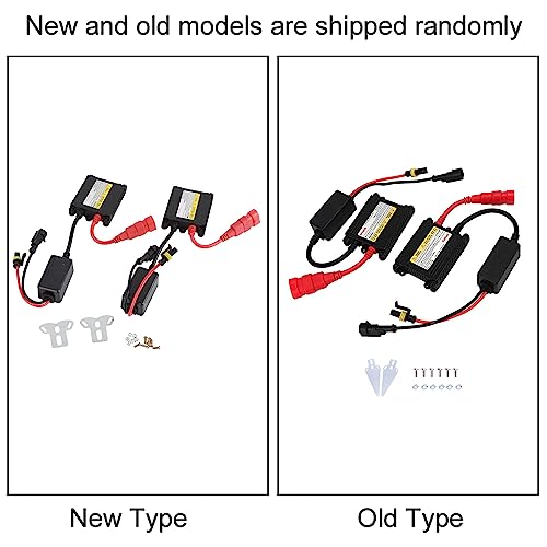 Xenon Retrofit Kit, 2 Pieces 12V 55W Ballast, Universal Digital DC Ballast Replacement Conversion Kit