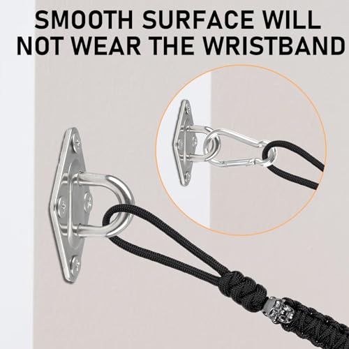 Wall Mount for Resistance Bands, Workout Anchors Wall Resistance with Hook for Fitness Bands, Space Saving Workout Equipment for Home Gym Weight Straps Suspension Training Exercise 12 Pack
