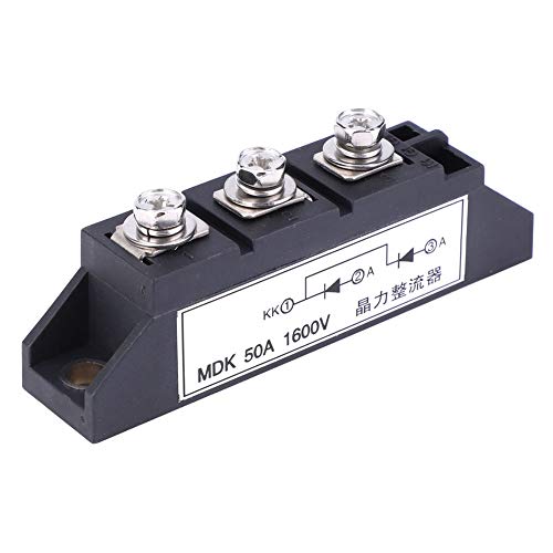 Tbest Photovoltaic Block Diode, Photovoltaic Anti-Reverse Rectifier MDK 50A 1600V Bridge Diode Rectifier Module