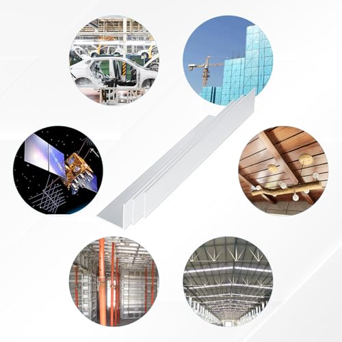 2PCS Aluminum Angle 6061,Aluminum Angle Stock 2" X 2",13" Length, 3/16" Thick Aluminum Structural Angle 6061 2" x 2" x 3/16" x 13"