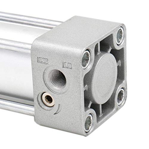 Heschen Pneumatic Standard Cylinder, SC 32-50, PT1/8'' Port, 32mm Bore, 50mm Stroke, Single Rod Double Action