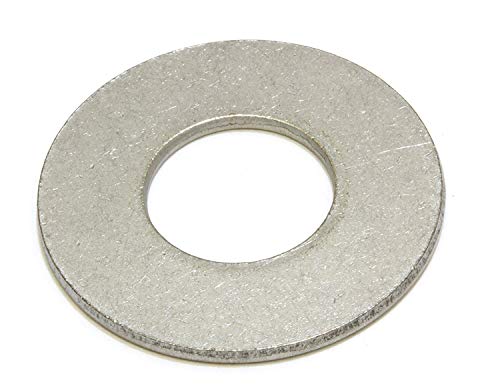 3/8" Stainless Flat Finish Washer 7/8" OD (100pc) and Hex Lag Bolt Screws by Bolt Dropper, 18-8 (304) Stainless Steel