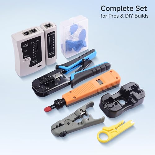 Cable Matters 7-in-1 Network Tool Kit with RJ45 Crimping Tool