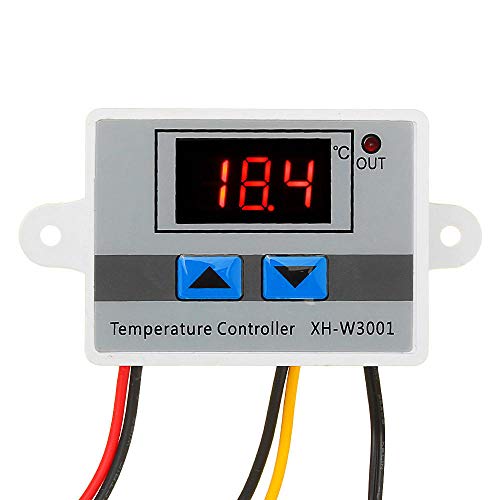 Digital thermostat, 220V, temperature controller, control of cooling and heating thermostat switch with sensor, -50 °C to 110 ℃