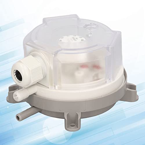 Differential Pressure Switch, 20-200Pa, Single Pole Double Action Pressure Switch, Dustproof and Waterproof for Aerospace Electronic Processing