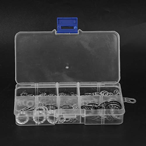 Oumefar Internal 300Pcs Combination Boxed Serrated Washer M3 M5 M6 M8 M10 for Machine Equipment